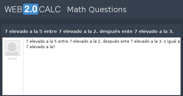7 elevado al 2