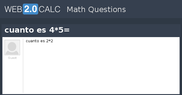 cuanto es 4 5