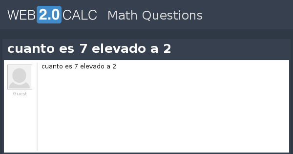 cuanto es 7 elevado a menos 2